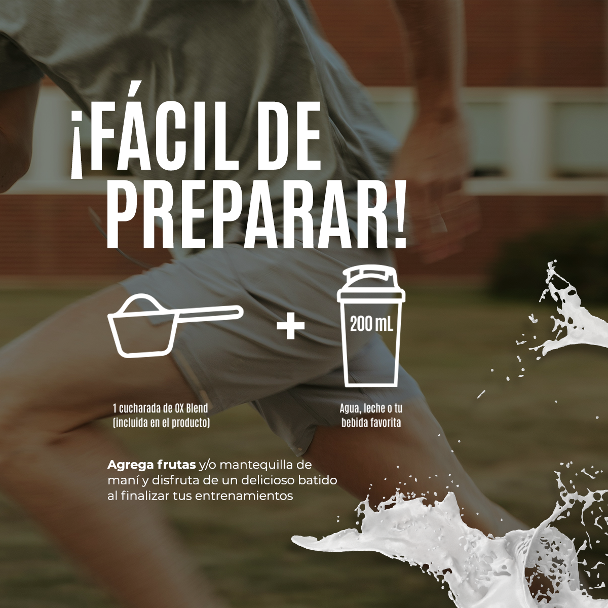 OX Blend 910 g – Proteína Whey y Caseína