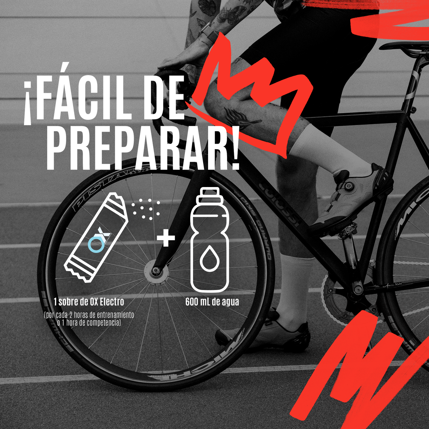 OX Electro Caja 15 Sobres – Hidratante Drink Mix