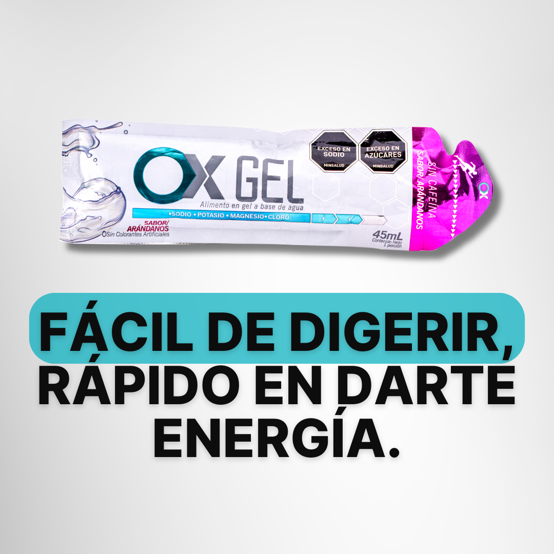 OX Gel Energético - Caja con 15 geles