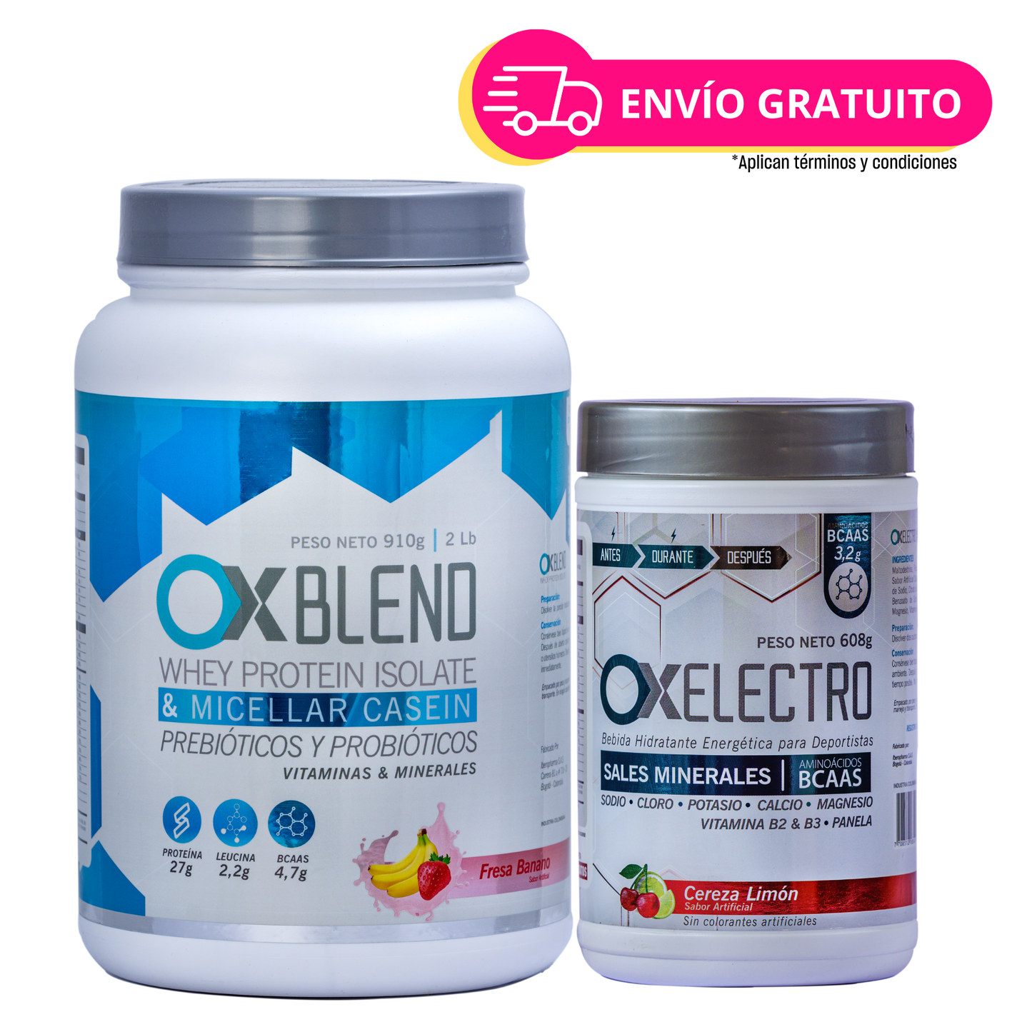 Kit Proteína Whey 2lbs + Hidratante 608g