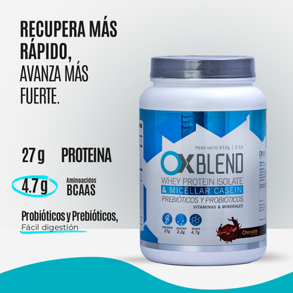 OX Blend 910 g – Proteína Whey y Caseína
