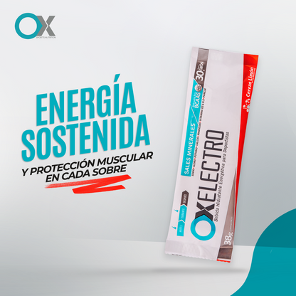 OX Electro Caja 15 Sobres – Hidratante Drink Mix