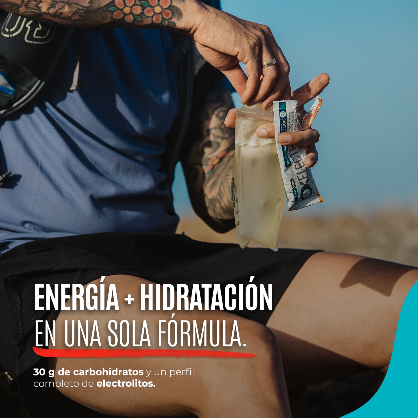 OX Electro Caja 15 Sobres – Hidratante Drink Mix
