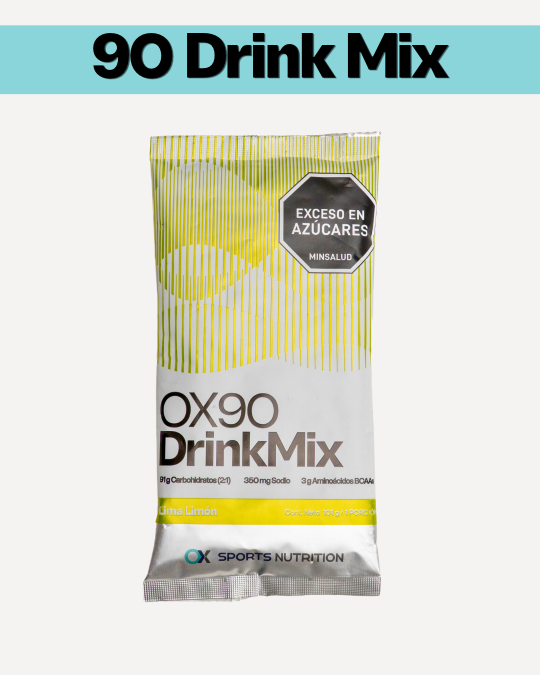 OX 90 Drink Mix Caja x 8 sobres