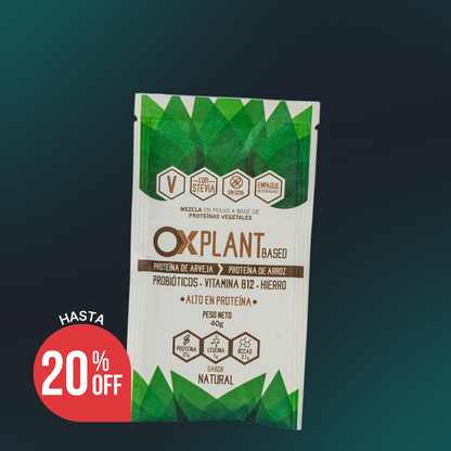 OX Plant Based Caja 10 Sobres – Proteína Vegetal